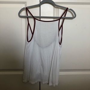 Open back tank top